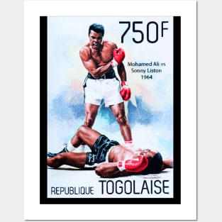 Muhammad Ali Postage Stamp Posters and Art